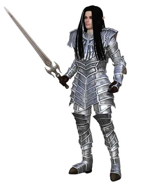 Elf Warrior - Standing — Stock Photo, Image