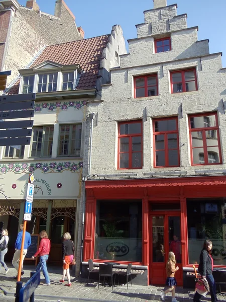 Bélgica, Ghent. Vista da cidade. Abril de 2012 . — Fotografia de Stock