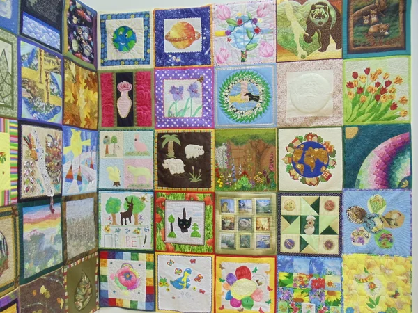 Quilt Fest-2013. Open International Festival of Patchwork in Moscow. April,2013. — Stock Photo, Image