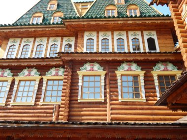 kolomenskoe, Moskova, Rus Çarı'nın ahşap Saray. Ağustos, 2013.