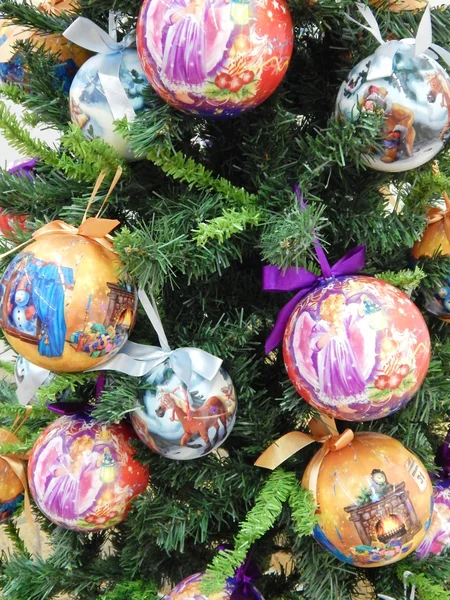 Hintergrund Weihnachtsbaum. — Stockfoto