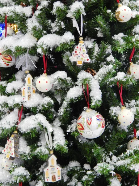 Hintergrund Weihnachtsbaum. — Stockfoto