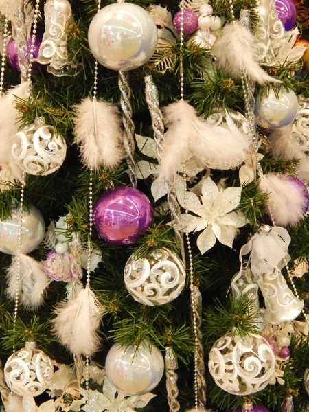 Vánoční strom pozadí. — Stock fotografie