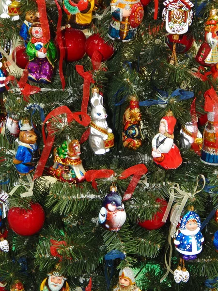 Retro juguetes de Navidad fondo . Imagen de archivo