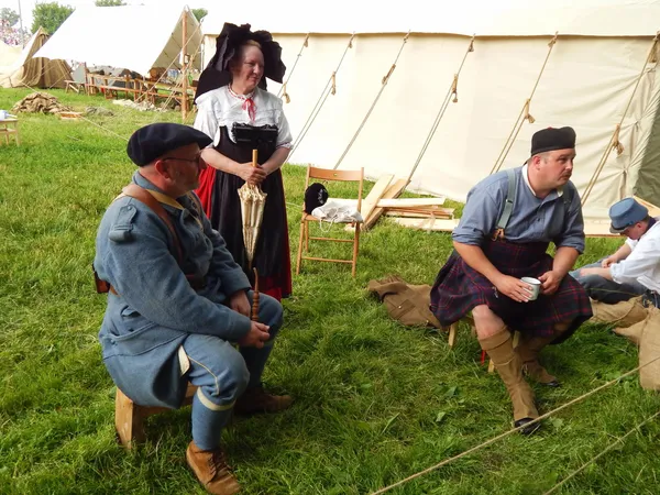 IV Międzynarodowy Festiwal historyczny "czasów i epok 1914-2014", Kolomenskoje, Moskwa. 7 czerwca 2014. — Zdjęcie stockowe