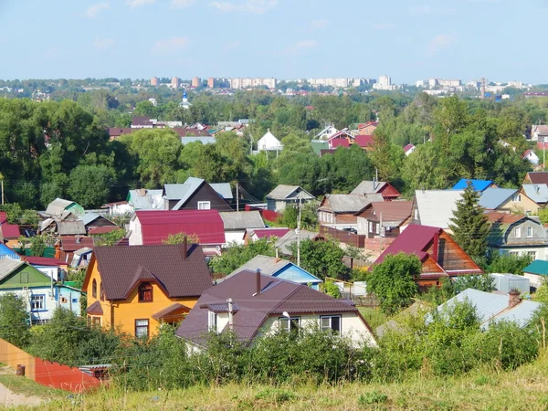 pereyaslavl-zalessky, Rusya Federasyonu Hill'deki bir manzara. Ağustos 2014.