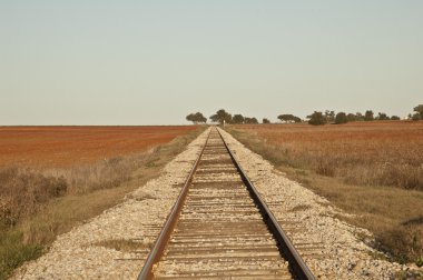 A railway track clipart
