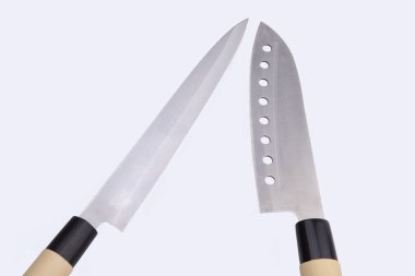 Sushi knives clipart