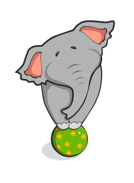 Ilustração do elefante — Vetor de Stock