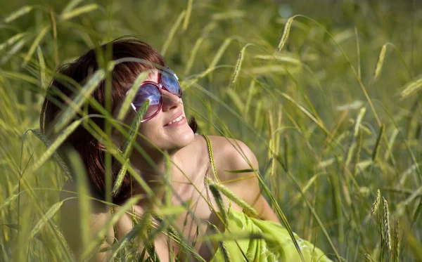 Cielo en gafas de sol —  Fotos de Stock