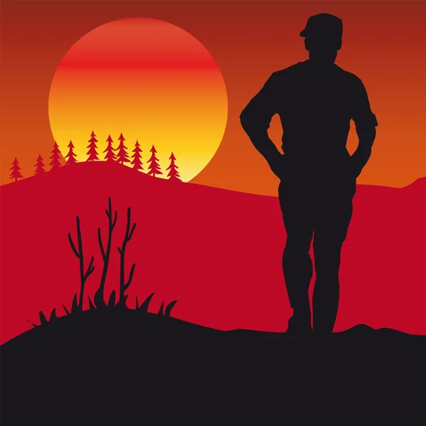 Break zammı, ride, walker, keşif, explorer, görme, karakter, panorama, walker, manzara, doğa, için düşünmeyi, durulması ufuk, muhteşem, doğa, günbatımı, zirve, dağ, bekçi, binici