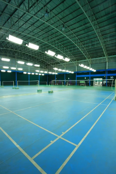 Badminton court — Stock Photo, Image