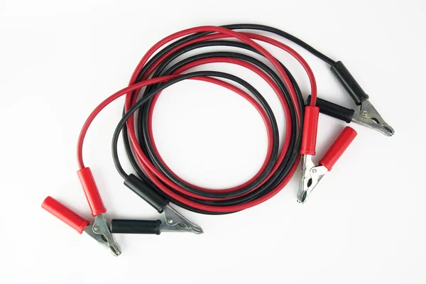 Battery Jumper Cables — Stock Photo, Image