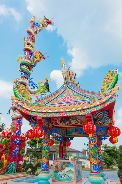 Chinese draak tempel — Stockfoto