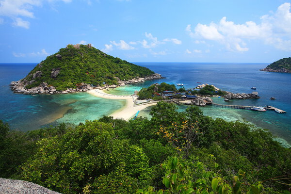 Koh tao near koh samui, thailand