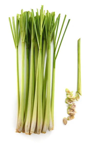 Lemon grass on white background — Stock Photo, Image