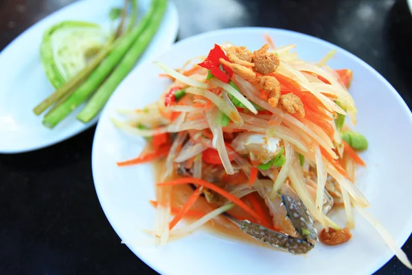 Papaya salad — Stock Photo, Image