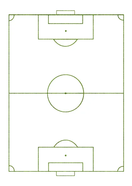 फुटबॉल क्षेत्र — स्टॉक फोटो, इमेज