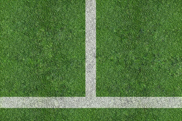 White stripe on the green — Stock Photo, Image