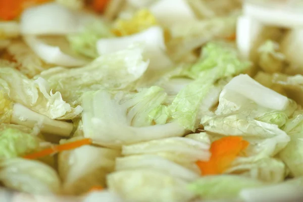 Vegetable cabbage soup — Stock Photo, Image