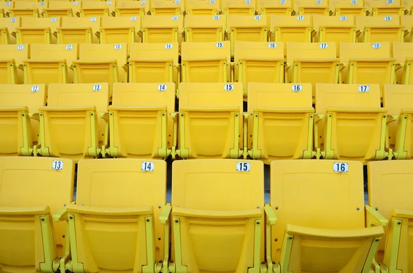 Sedadla na stadionu — Stock fotografie