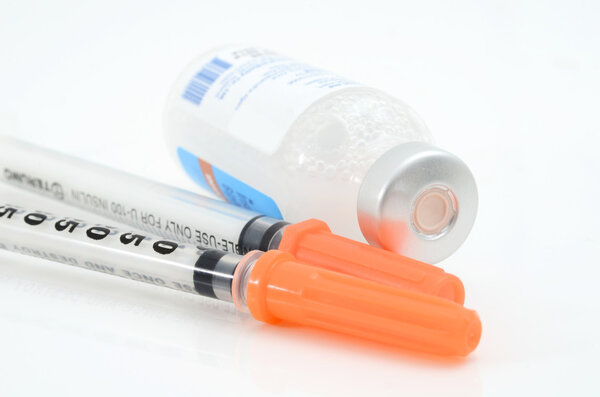 Syringe and vials