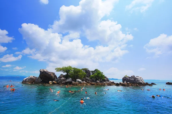 Gruppo Snorkeling Viaggi — Foto Stock