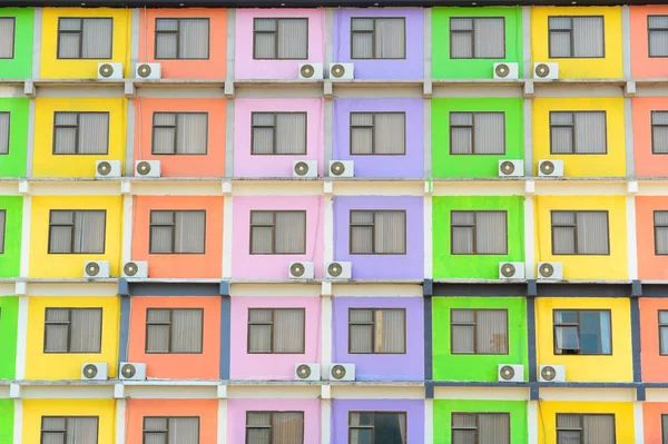 Multi Colored Apartment — Stock Photo, Image