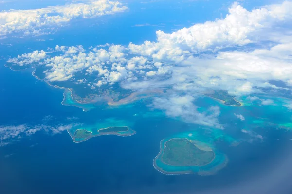 Luchtfoto van okinawa-eilanden — Stockfoto