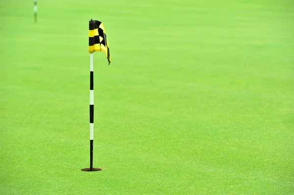 Praxis golf sättande hål — Stockfoto