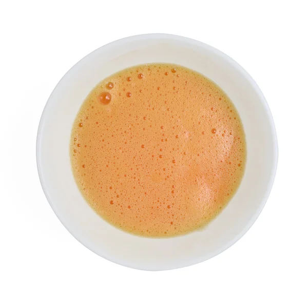 Beaten egg yolks — Stock Photo, Image