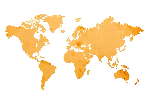 Mapa starego świata — Zdjęcie stockowe