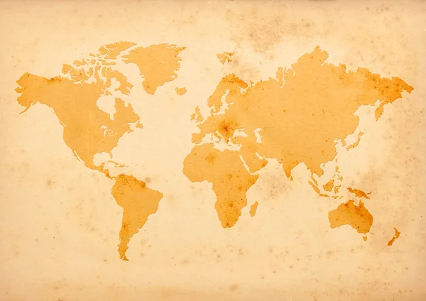 Old world map — Stock Photo, Image