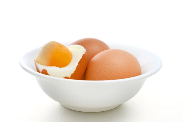 Boiled eggs — Stock Photo, Image