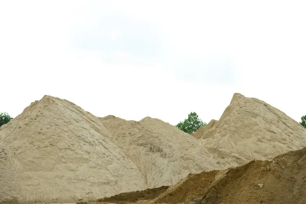 Строительный песок — стоковое фото