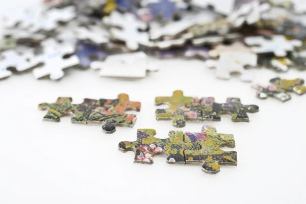 Puzzle pezzi — Foto Stock