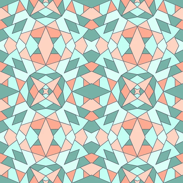 Geometrische naadloze abstracte patroon — Stockvector