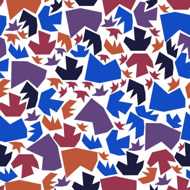 kesintisiz geometrik soyut desen