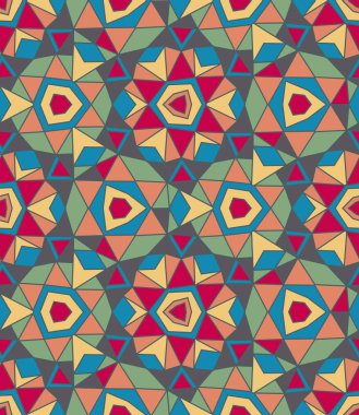 kesintisiz geometrik soyut desen