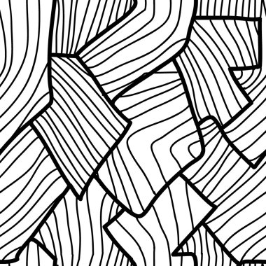 kesintisiz geometrik soyut desen