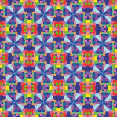 kesintisiz geometrik soyut desen