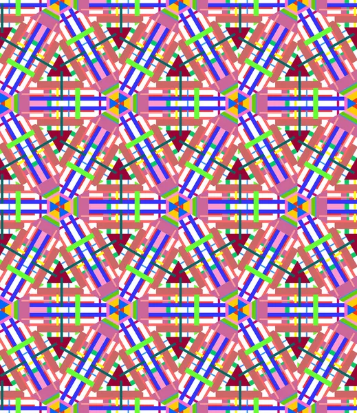 Geometrisches nahtloses abstraktes Muster — Stockvektor