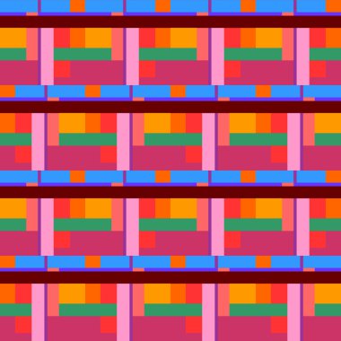 kesintisiz geometrik soyut desen