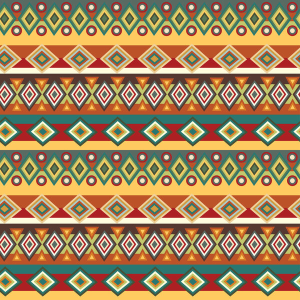 Geometric seamless abstract pattern