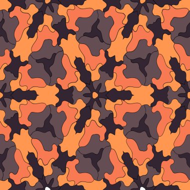 kesintisiz geometrik soyut desen