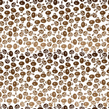 tek renkli mantar ile Seamless Modeli