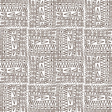 etnik soyut seamless modeli
