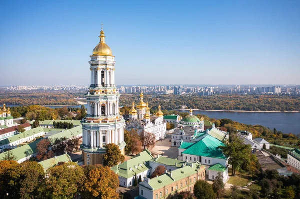 Kiev Ucraina Ottobre 2021 Kiev Pechersk Lavra Kiev Vista Dal — Foto Stock