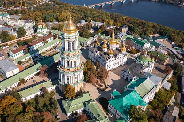 ウクライナのキエフ 2021年10月6日 Kyiv Pechersk Lavra Kyiv ドローンからの眺め — ストック写真