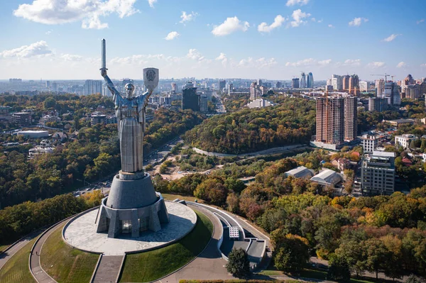 Kyiv Ukrayna Ekim 2021 Anavatan Anıtı Ukrayna Ulusal Tarih Müzesi — Stok fotoğraf